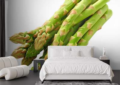 [Transparent Background PNG]Fresh green asparagus spears Wall mural